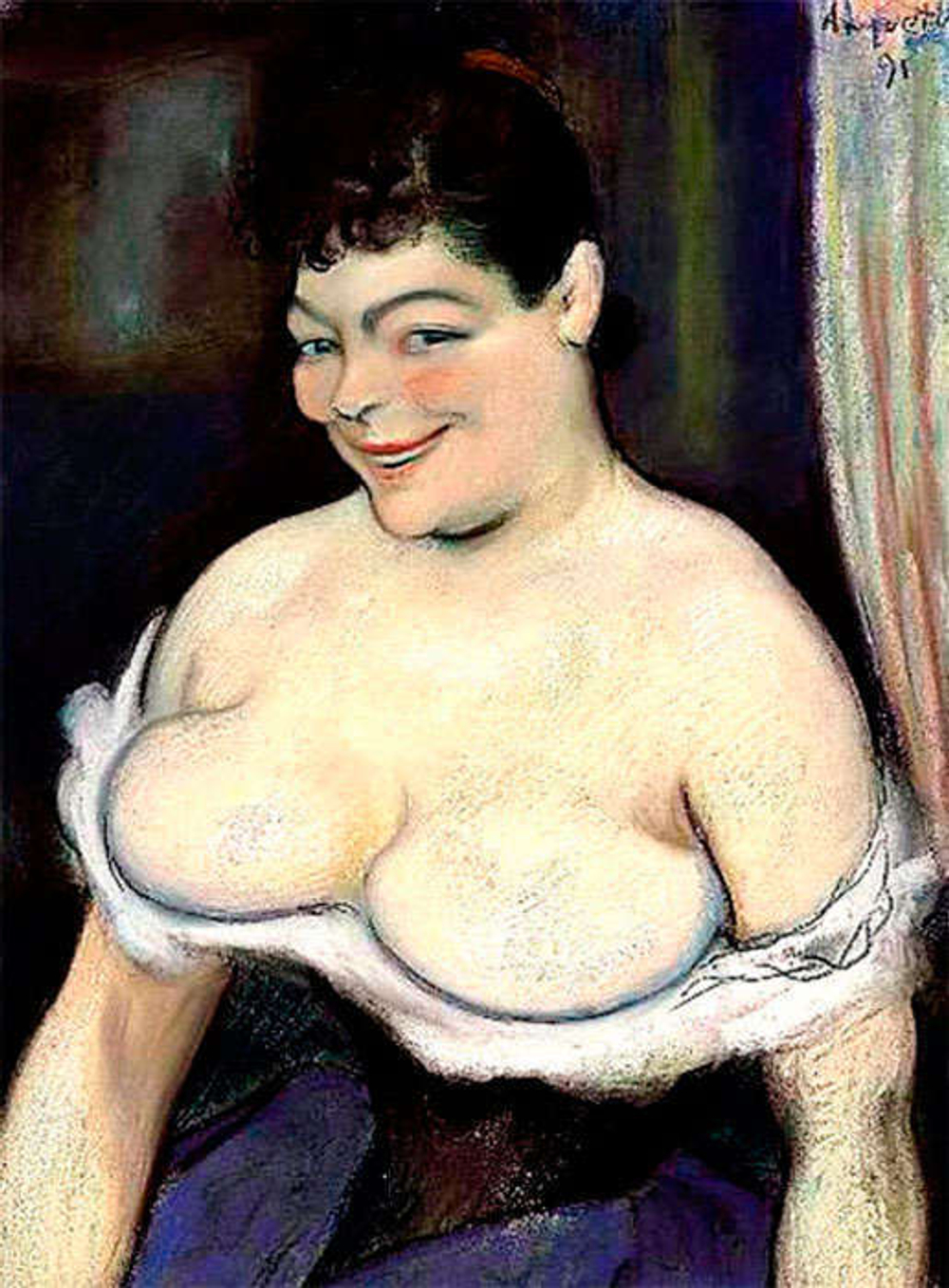 Louis Anquetin (1861-1932) - эротическое искусство французского художника