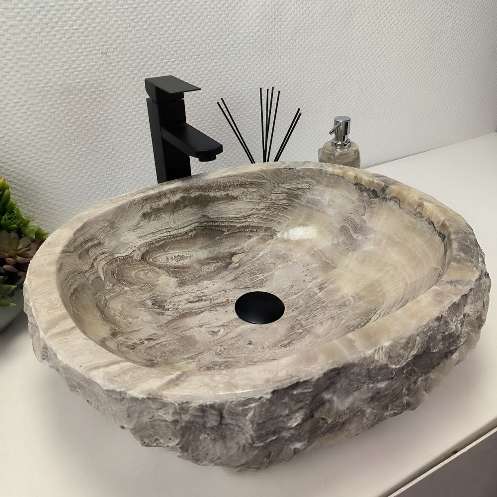 Раковина из оникса Erozy Grey EO-62596 53*43*15 0093