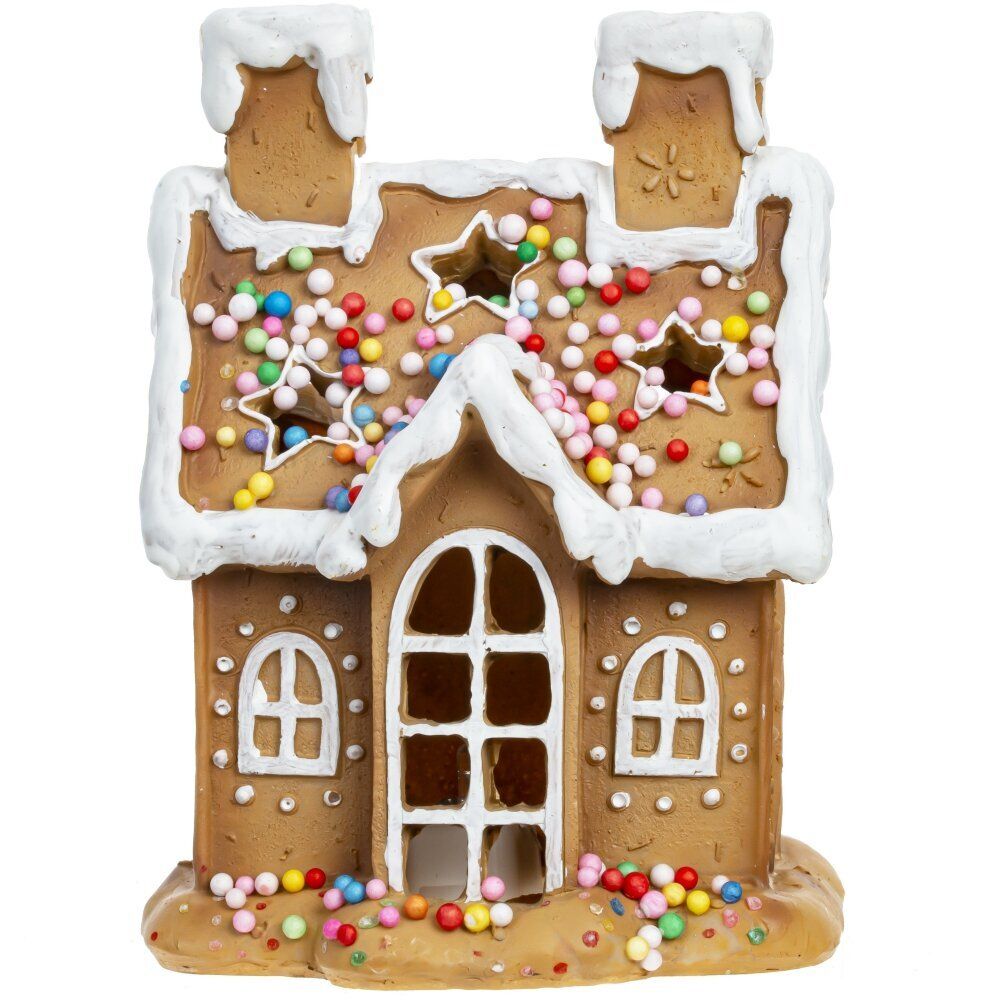 GAEM Фигурка декоративная с подсветкой "Домик", L10 W8,5 H12,5 см, 2в.