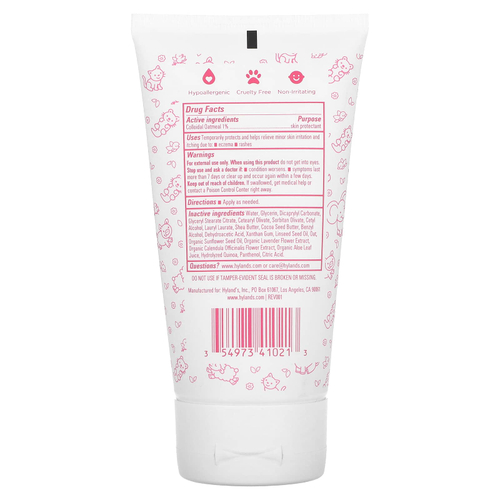 Hyland's Naturals, детский крем от экземы, 142 г (5 унций)