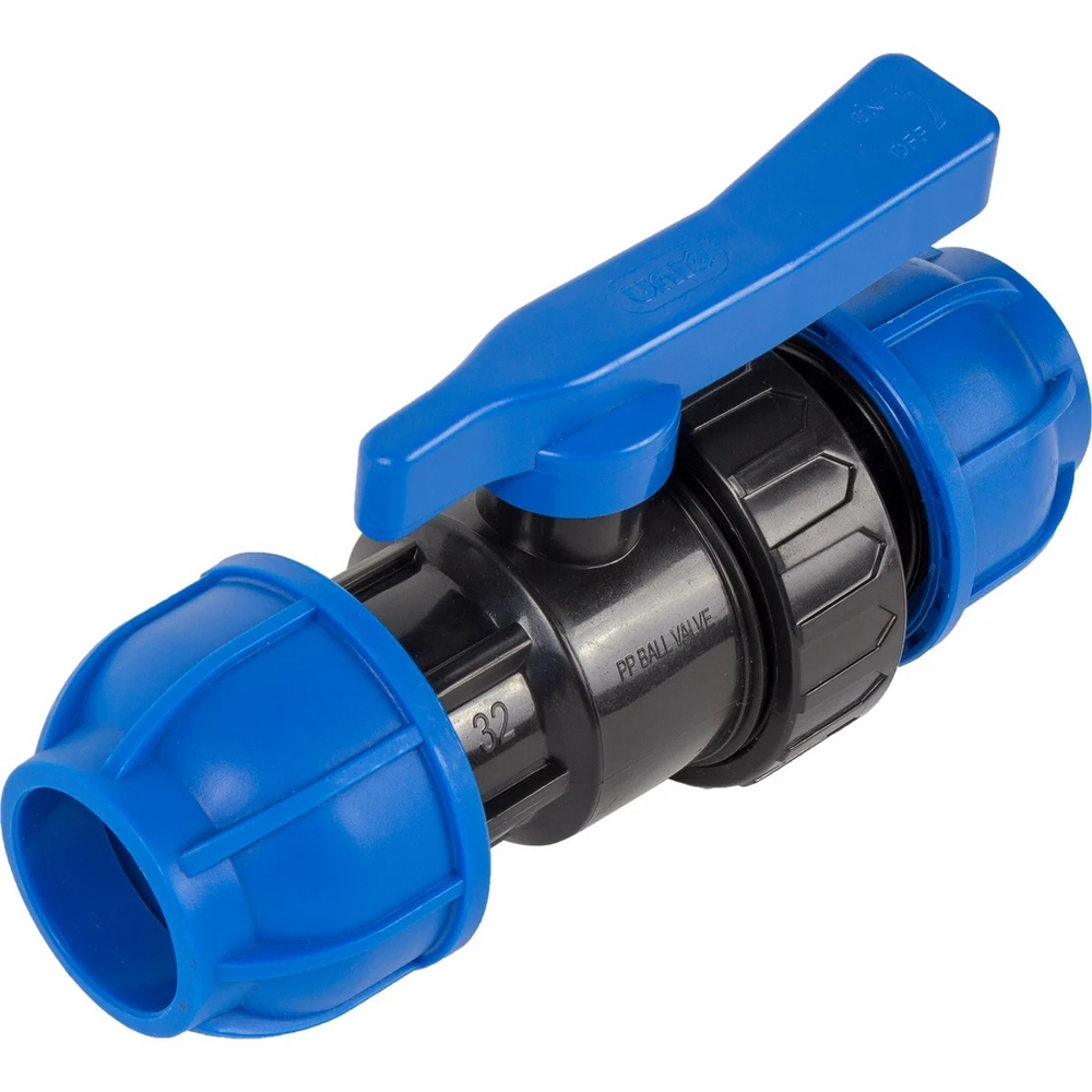 Кран шар.обжимной 32х32 ПНД 03164(0102181)