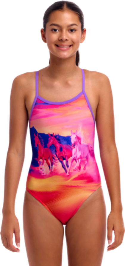 Купальник FUNKITA Girl's Go Riding (Single Strap)