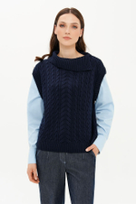 23447 Джемпер женский (синий)