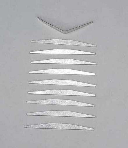 Sota Шаблон для моделирования ногтей №2 - Линии улыбки без запила, 10шт