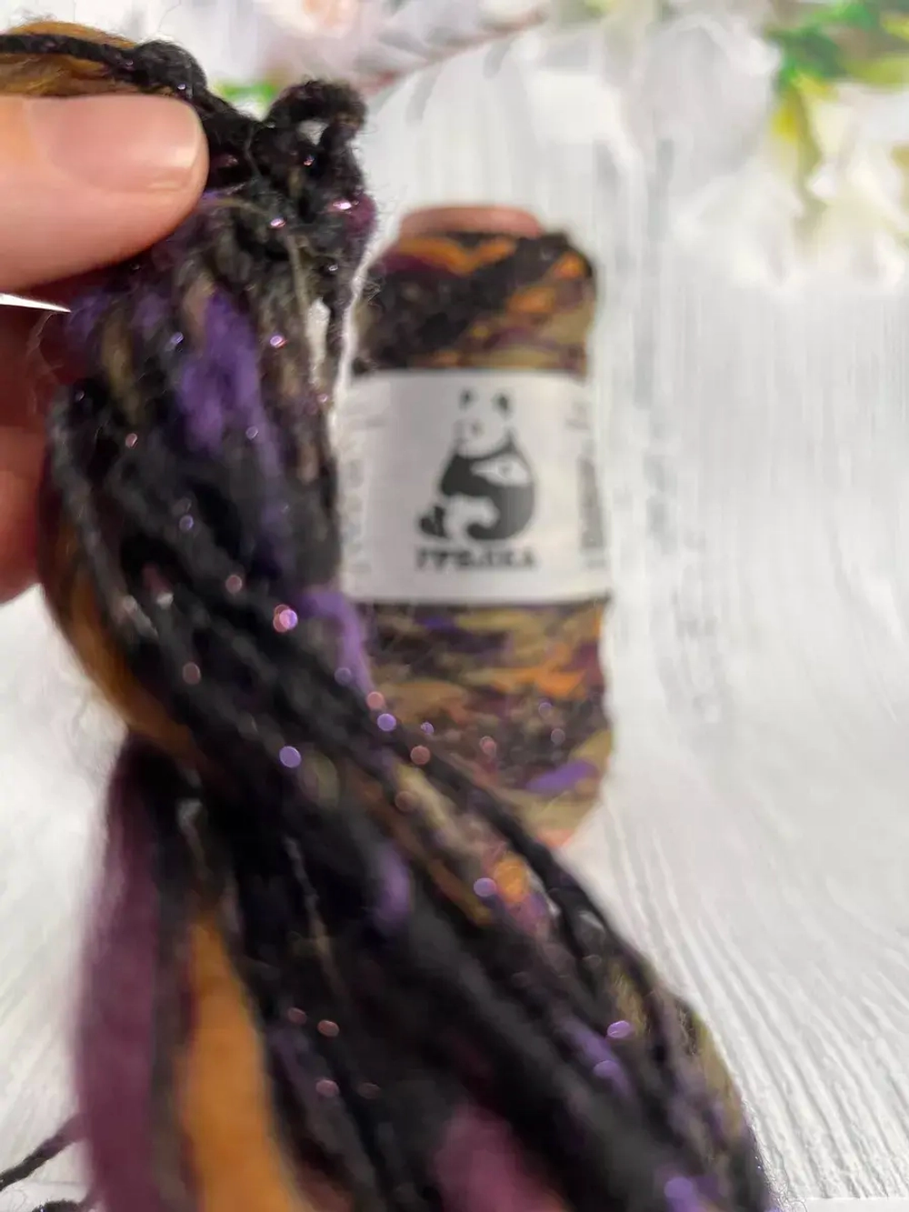 Трикотажная пряжа для вязания MORELINO толстая шишибрики