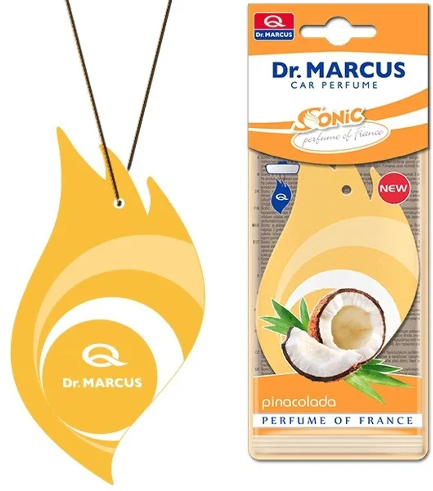 АРОМАТИЗАТОР С ПОДВЕСКОЙ &quot;DR.MARCUS&quot; SONIC PINA COLADA