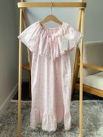 Новая хлопковая ночная рубашка розовая Amiki, 128-140