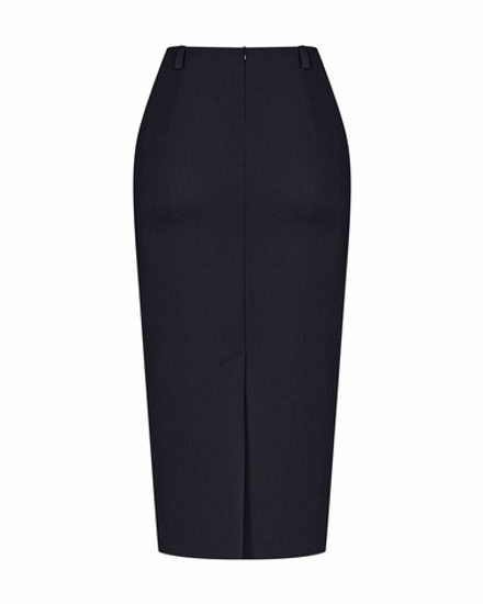 Юбка миди прямая из вискозы