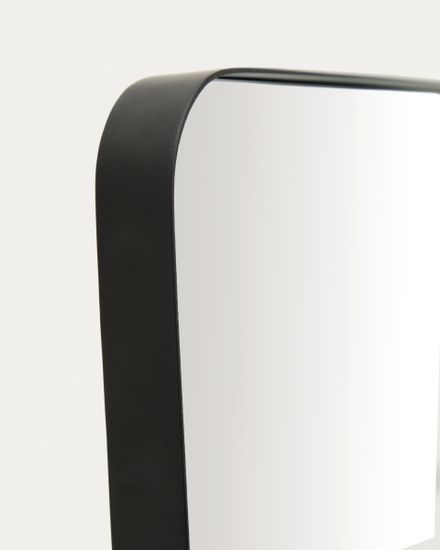 Черное металлическое зеркало Marco 55,5 x 150,5 см