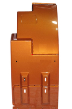 Брызговик кабины задний правый X3000 SZ123000022 золотого цвета