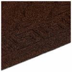 Коврик придверный 60х90 см, ВЕНГЕ, грязезащитный, 430 г/м2, фактурный рисунок ЧЕШУЙКИ, ЛЮБАША, 701062