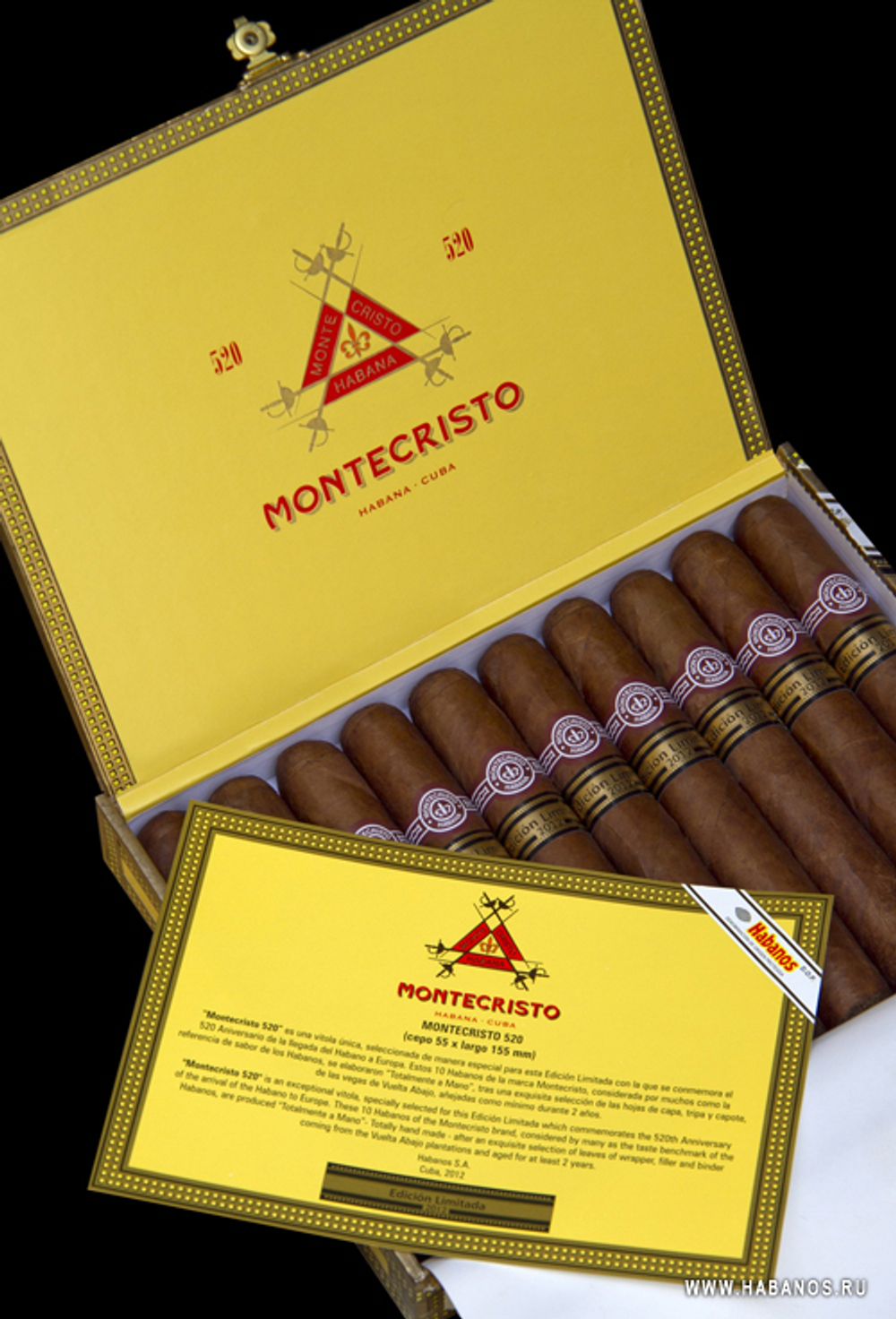 Montecristo 520 Edicion Limitada 2012