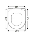 Крышка-сиденье для унитаза Haro Зунд дюропласт, микролифт, крепление с эксцентриком, белое (530820/541093/537112)