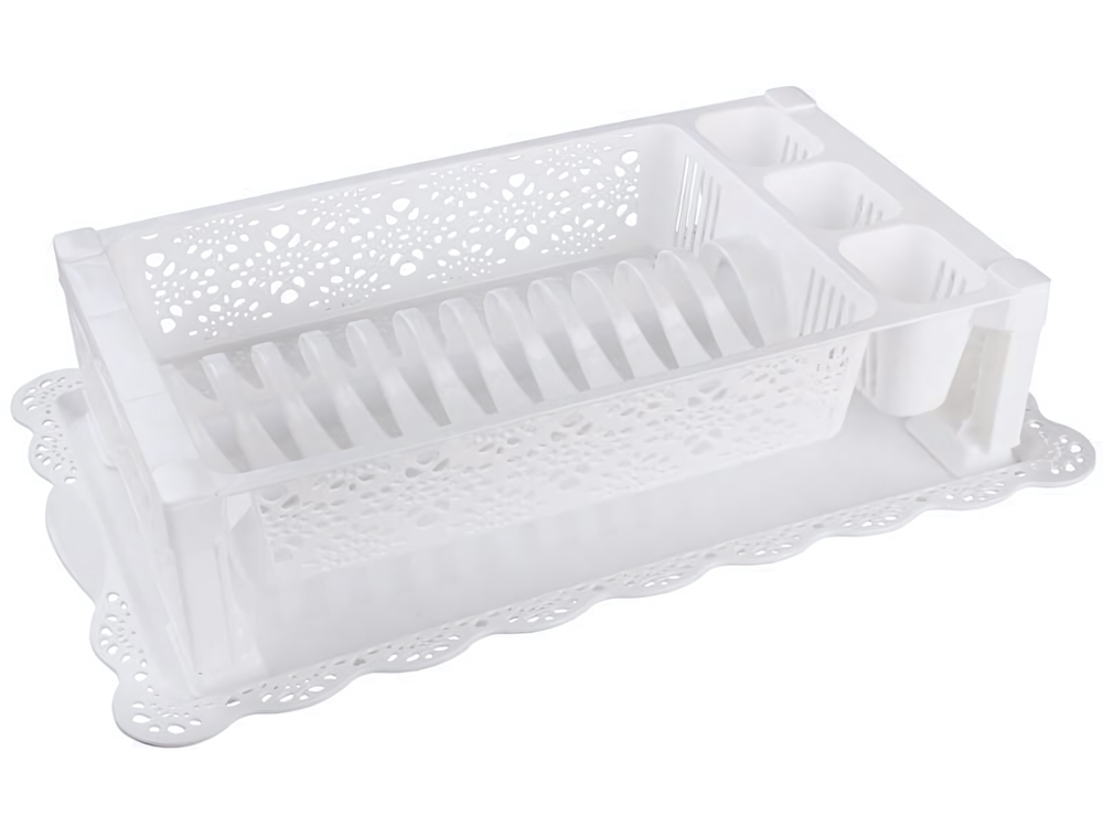 Сушилка для посуды "Кружево" (белый)