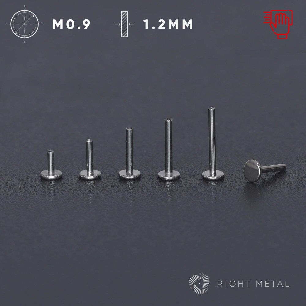 Лабрет Hand Polished 1.2мм - Ручная полировка