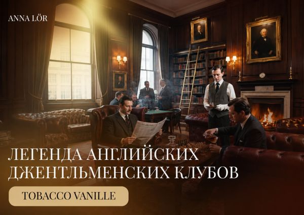 ЛЕГЕНДА АНГЛИЙСКИХ ДЖЕНТЛЬМЕНСКИХ КЛУБОВ — TOBACCO VANILLE