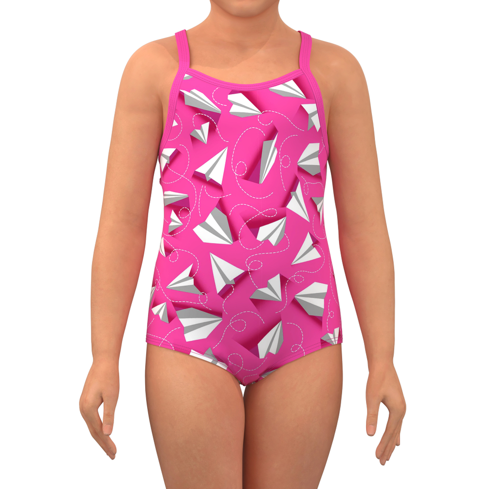 Купальник FUNKITA Toddler Girl's Paper Pink