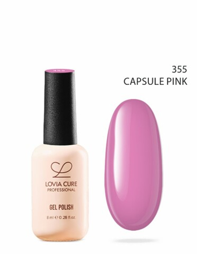 Lovia Cure Гель-лак Capsule Pink 355, 8 мл