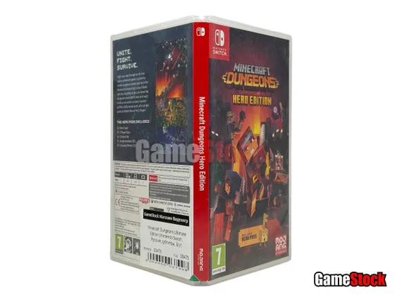 Minecraft Dungeons Hero Edition (Nintendo Switch, Русские субтитры, Б/У)