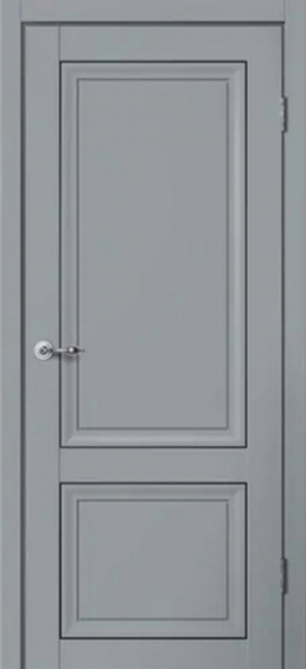 Дверь межкомнатная Mone 01 ПГ (серый)