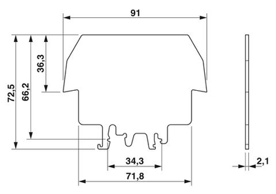 AP 3-TU - Держатель защитного профиля 5022656