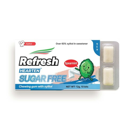 Жевательная резинка со вкусом мяты Refresh в блистере