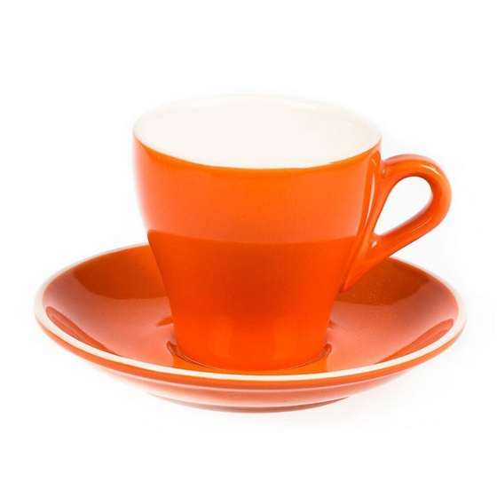 Кофейная пара 180 мл оранжевая d 8 см h7,5 см   (Бариста) P.L. Proff Cuisine [6]