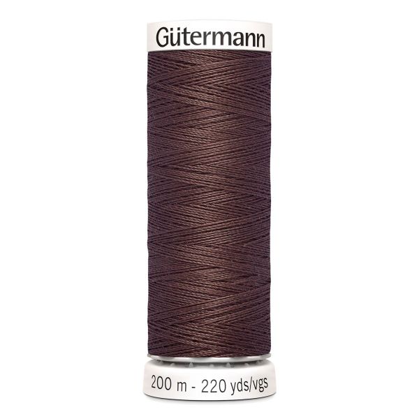 Нитки универсальные Gutermann Sew-all 100 (200 метров), 5 кат. | 446 сигнальный коричневый