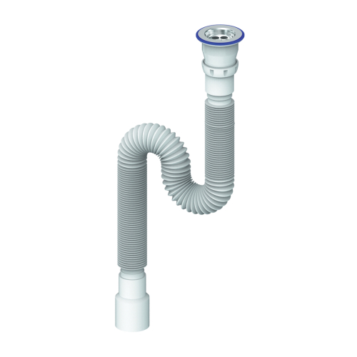 Гофра для сифона 1 1/2" 40/50 D120 (120см)   01015