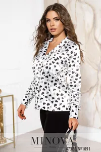 Рубашка 1091-белый Minova