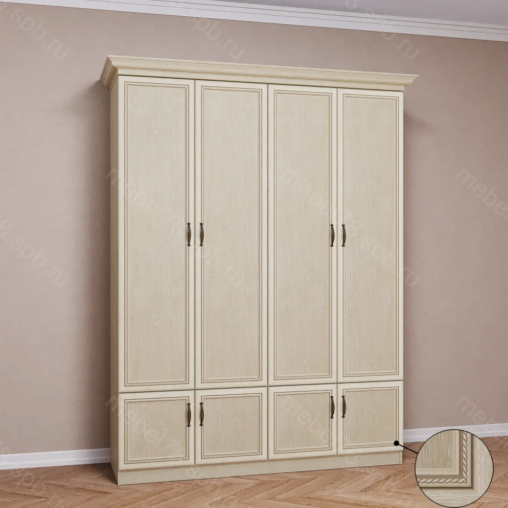 Шкаф распашной с антресолью 4/9