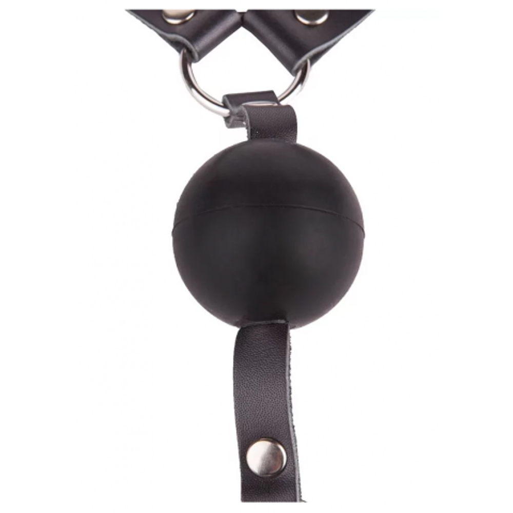 Кляп-шар с фиксацией подбородка