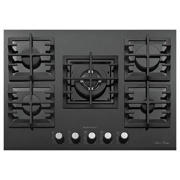 Газовая варочная панель Rainford RBН 4755 BFW BLACK