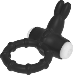 Черный эрекционное кольцо с вибрацией Ring Venny-Penny