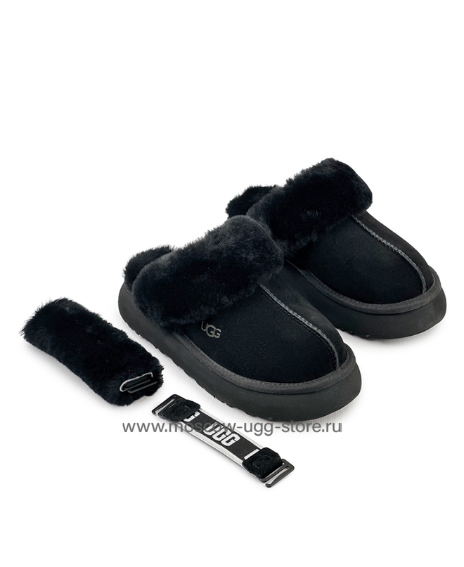 DISQUETTE SLIPPERS - black