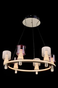 Подвесная люстра LED 85W 3000К LE7719/6 Nickel никель Marie Leon