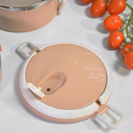 Ланч-бокс 2 отделения 1л нерж, пластик