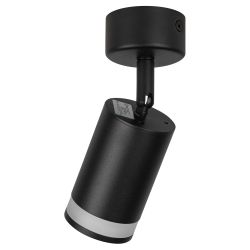 Светильник настенно-потолочный спот ЭРА OL23 BK MR16/GU10, черный | Накладные светильники