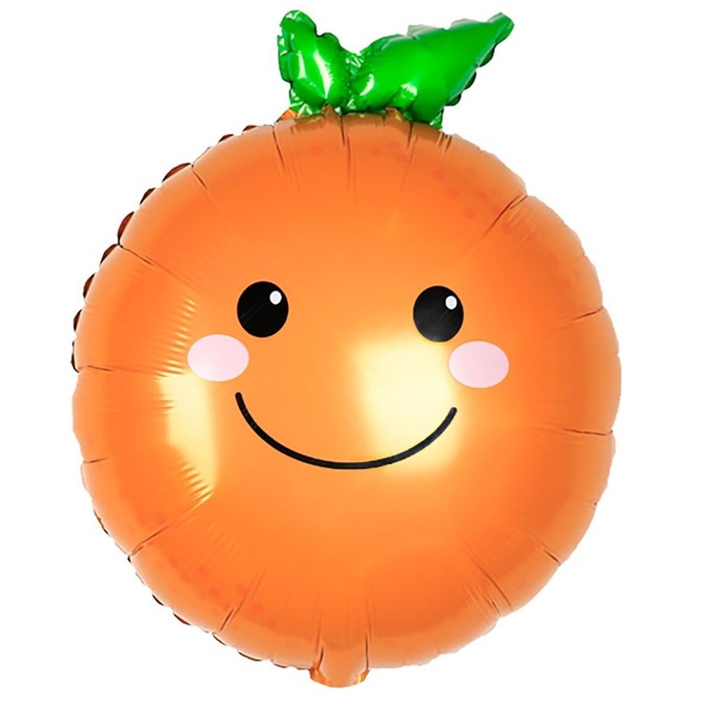 Фигурный шар с гелием в виде апельсина