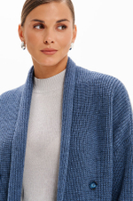 1948 Кардиган женский (дымчато-голубой)