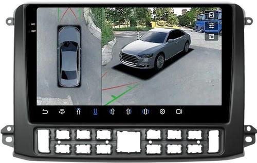 Магнитола для ГАЗ Газель НН 2019+, Соболь НН 2022+ (рамка черная) - FarCar BX10-360-9711B монитор 10.36" 2K QLED на Android 13, Быстрая, CarPlay, 4G SIM-слот, 4 камеры в комплекте