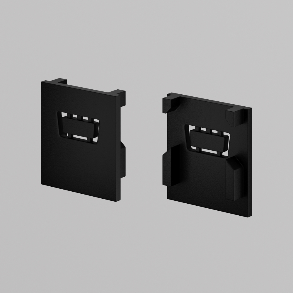 Комплект заглушек для алюминиевого профиля Maytoni EXILITY IP O-TR002-EC