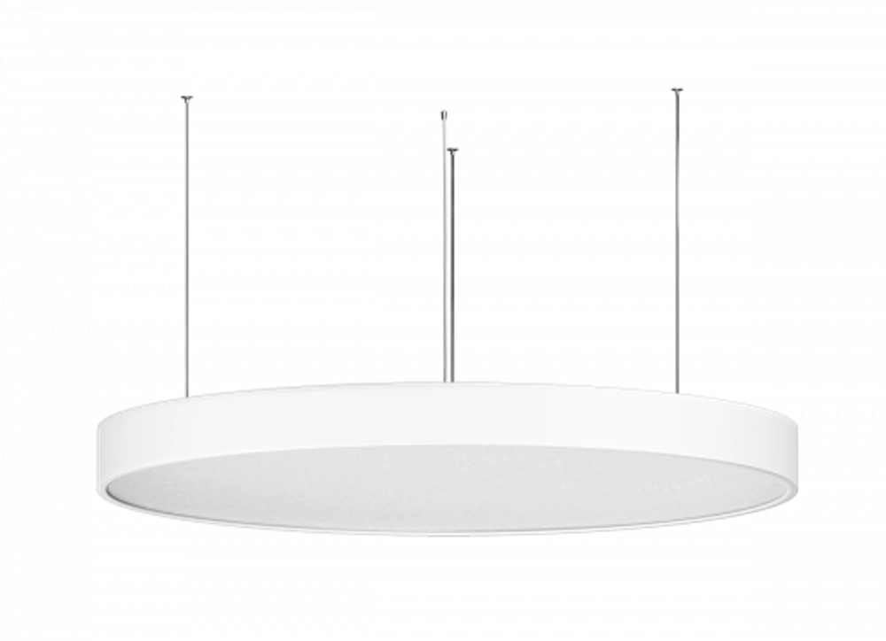 Подвесной светодиодный светильник,  156W,  13900Lm,  3000К,  D1000мм,  белый