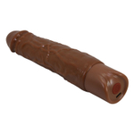 Реалистичный вибратор Baile Osric, коричневый, 22,3 см