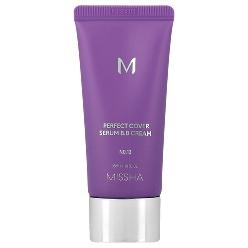 Missha, Perfect Cover, сывороточный BB-крем, No. 13 Light Fair, 35 мл (1,18 жидк. унции)