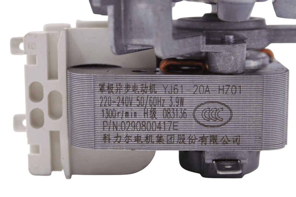 Вентилятор конвекции 0290800417E духового шкафа Haier в сборе