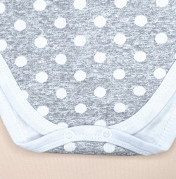 Боди Горошек (серый)