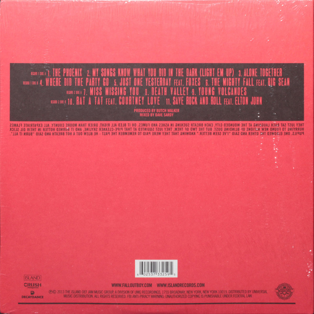 Fall Out Boy / Save Rock And Roll (Coloured Vinyl)(2x10" Vinyl LP)