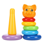 Пирамидка "Кот" 6 колец (Нордпласт)