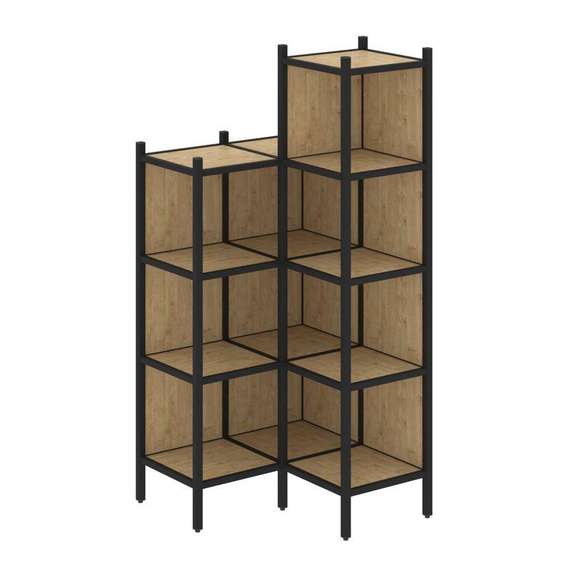 Лофт Угловой внутренний стеллаж VR.L-38  862*862*1869